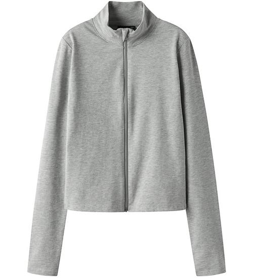 LMTD Cardigan - NlfDicte - Light Grey Melange