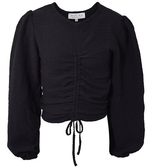Hound Bluse - Crepe Top - Sort