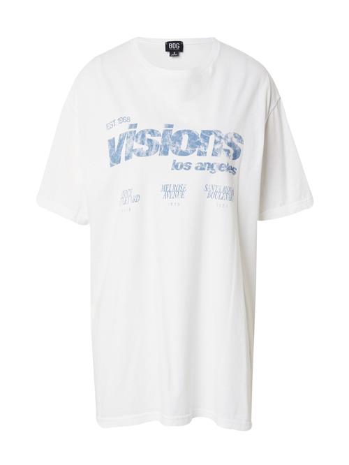 BDG Urban Outfitters Shirts 'VISIONS'  blå / hvid