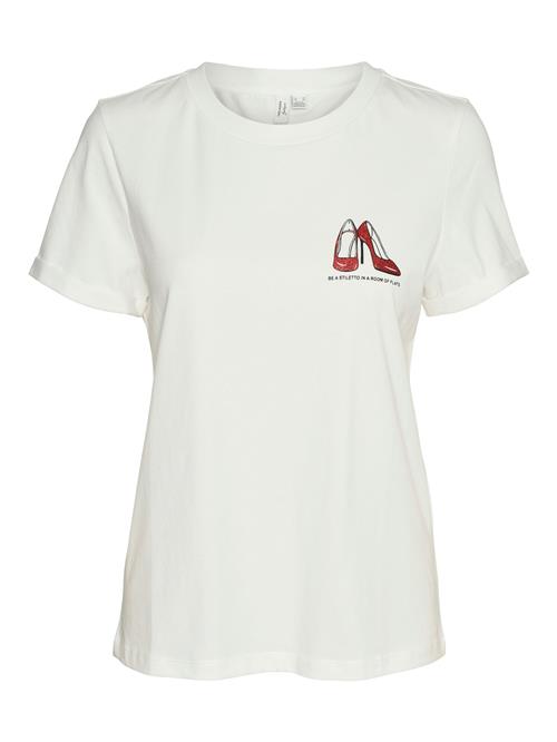 VERO MODA Shirts  lys rød / sort / hvid