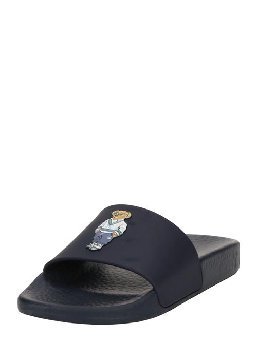Polo Ralph Lauren Pantoletter  navy / ensian / lysebrun / hvid