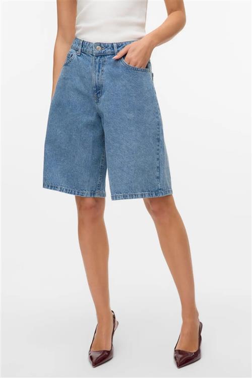 Kath Lange Denim Shorts - Light Blue Denim - M - Vero Moda