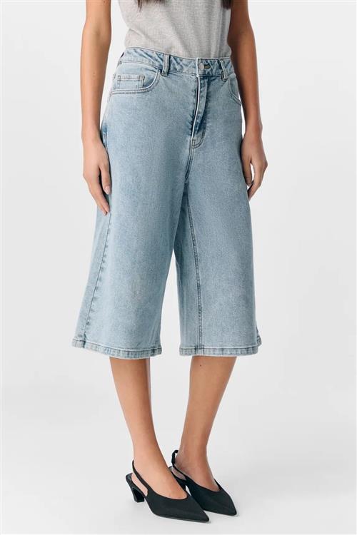 Isra Bermuda Shorts - Medium Blue Denim - XL - Object