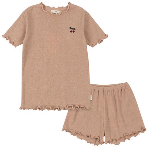 Konges Sløjd Roli T-shirt Og Shorts Sæt Cameo Rose | Lyserød | 7-8 years