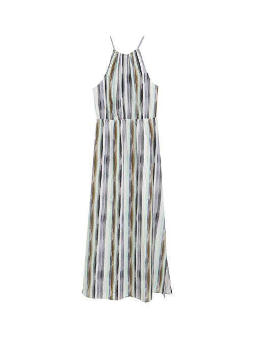 TOM TAILOR DENIM Sommerkjole  dueblå / mørkegrå / mint / hvid