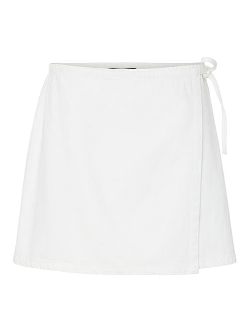 PIECES Nederdel 'PCFlora'  white denim