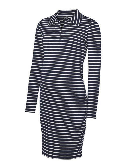 Vero Moda Maternity Kjole 'VMMSea'  blå / hvid