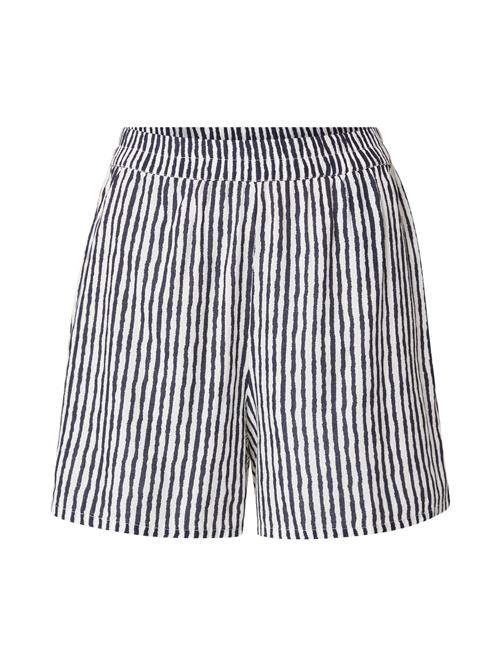 PIECES Bukser 'PCTalvina'  navy / hvid