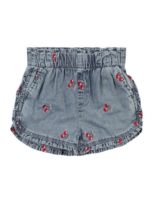 ONLY GIRLS Jeans 'KMGDandy'  blue denim / pastelgrøn / kirsebærsrød / hvid