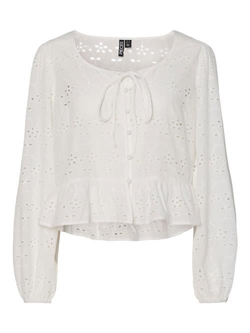 PIECES Bluse 'PCFarmorine'  hvid
