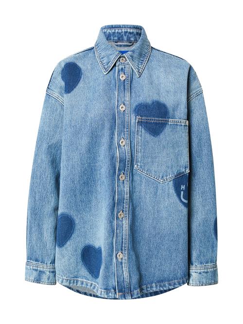 HUGO Overgangsjakke 'Garesa_2_B'  blå / blue denim
