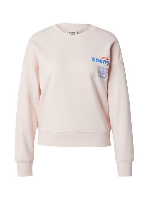 ONLY Sweatshirt 'ONLPHILEA'  blå / grøn / pastelpink / rød