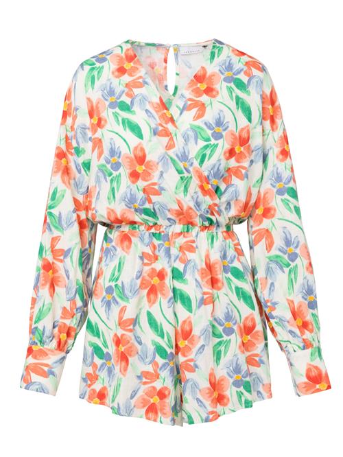 Laurella Jumpsuit  dueblå / grøn / orange / hvid