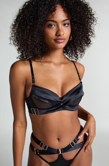 Hunkemöller Colette ikke-formstøbt bøjle-bh sort