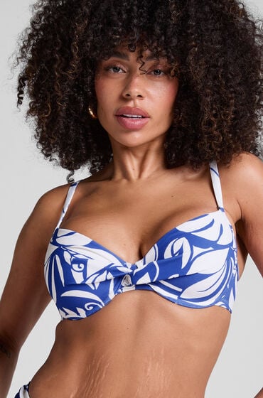 Hunkemöller Bikinitop Mauritius blå