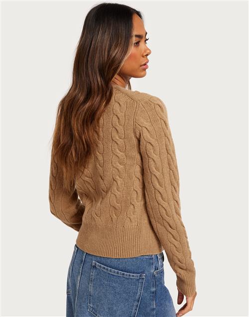 Polo Ralph Lauren - Beige - Wl Cash Crdi-Long Sleeve-Cardigan