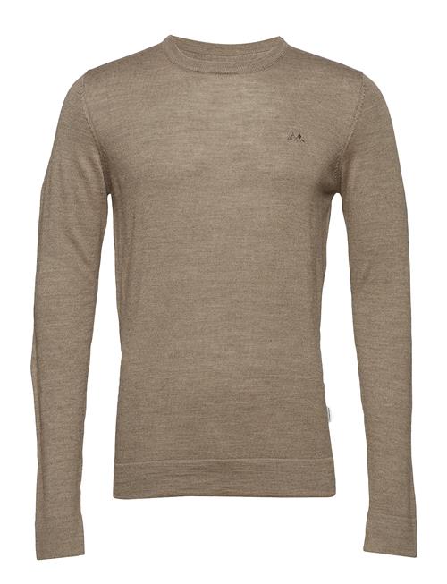 Merino Knit O-Neck Lindbergh Beige