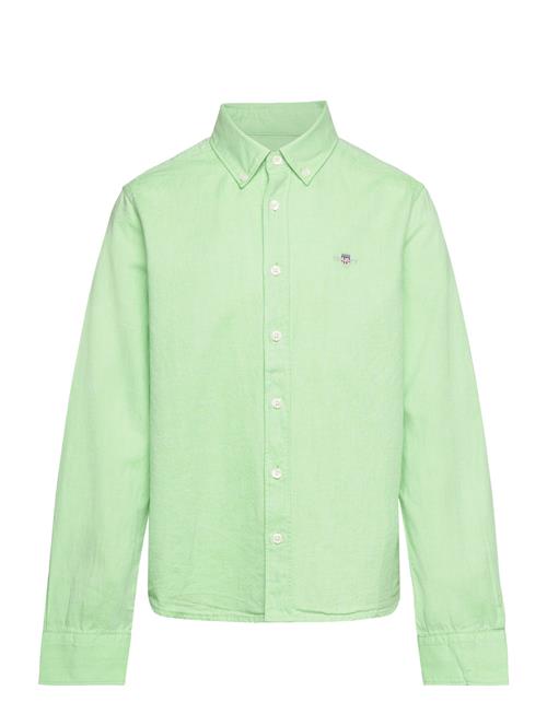 Shield Oxford Bd Shirt GANT Green