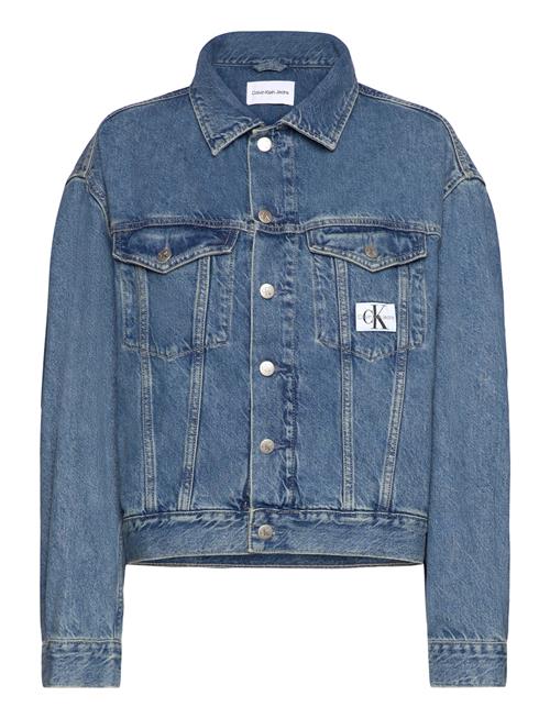 Boxy Denim Jacket Calvin Klein Jeans Blue