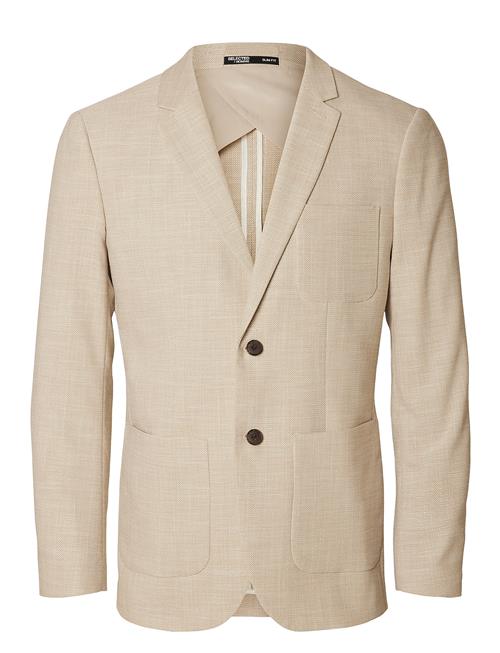 Se Slhslim-Alder Structure Blz Selected Homme Beige ved Booztlet