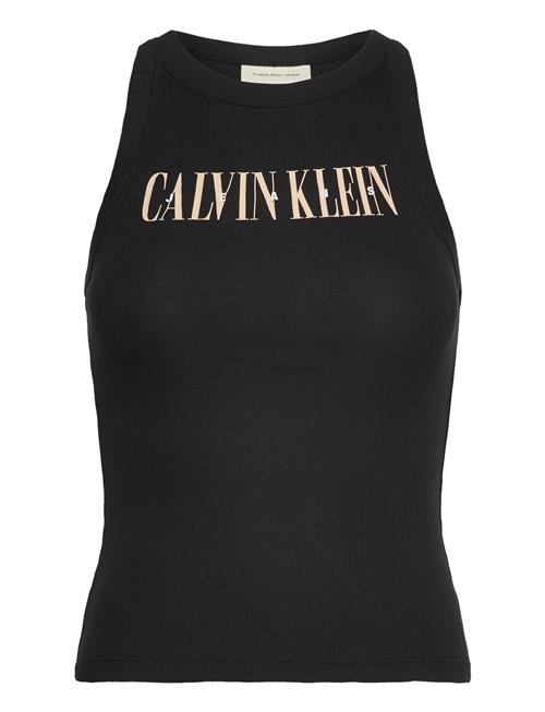 Varsity Calvin Klein Rib Tank Calvin Klein Jeans Black