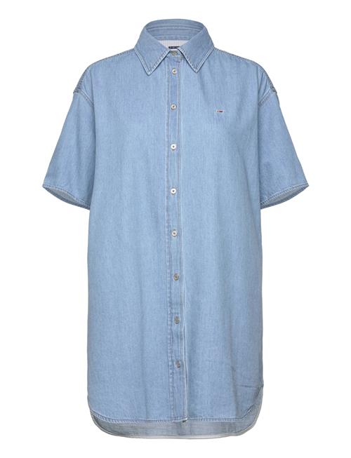 Ss Shirt Dress Ext Tommy Jeans Blue