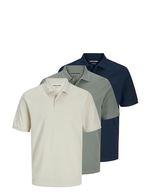 Jack & Jones Jjkane Polo Ss 3Pk Mp Jack & J S Patterned