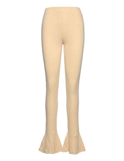 Aia Flare Pants Hosbjerg Yellow