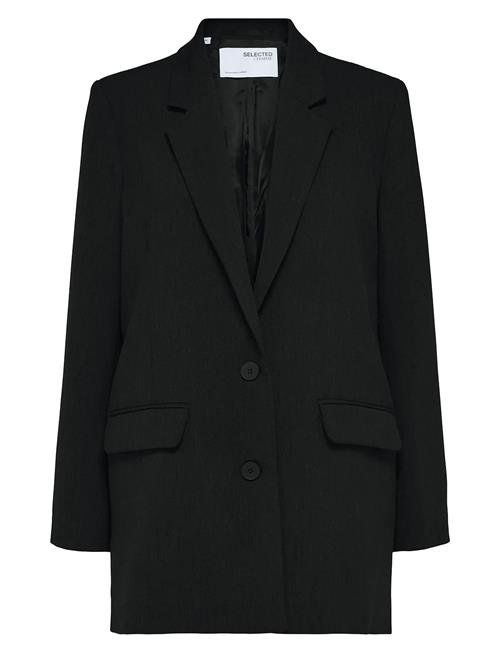 Slfrita Ls Relaxed Blazer Fd Noos Selected Black