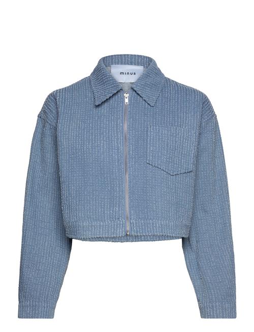 Msvelmia Short Denim Jacket Minus Blue