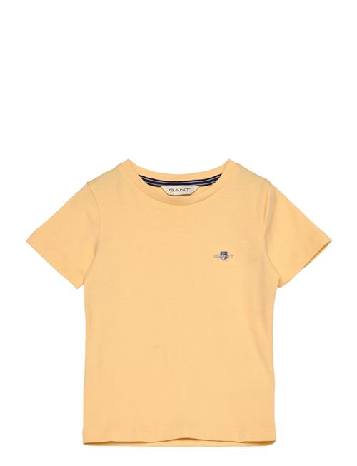 Shield Ss T-Shirt GANT Yellow