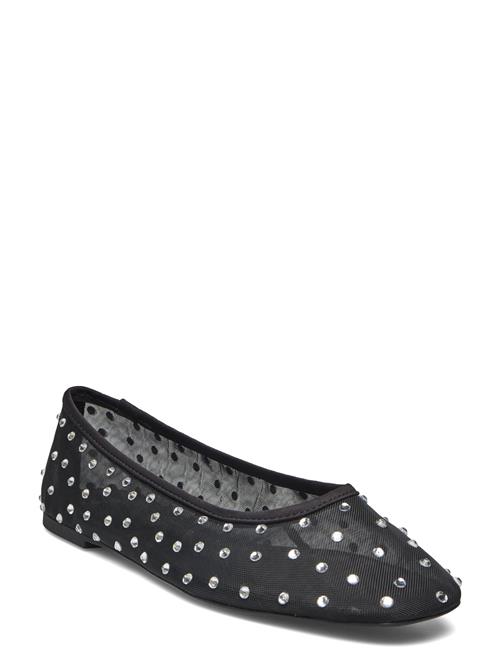 Se Rhinest Ballet Flats Mango Black ved Booztlet