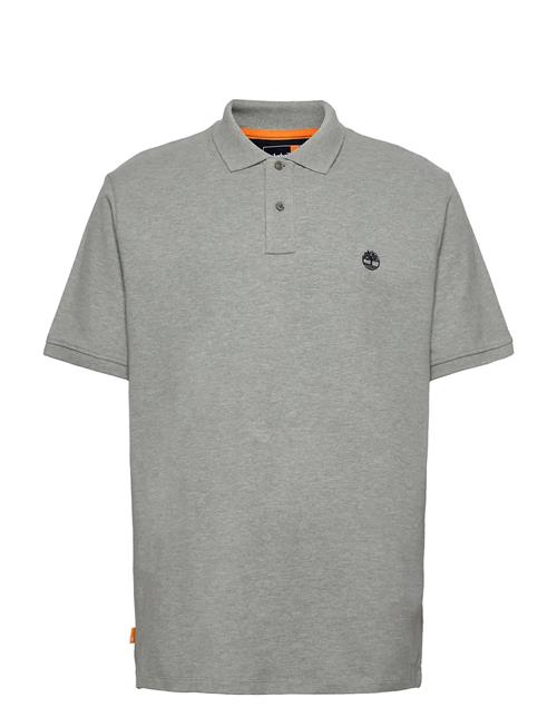 Millers River Pique Short Sleeve Polo Medium Grey Heather Timberland Grey
