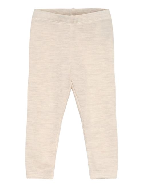 Wool Leggings Agi Wheat Cream