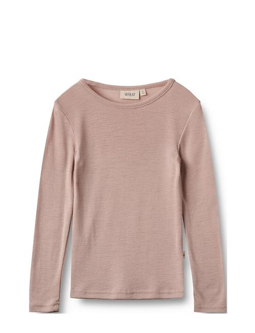 Wool T-Shirt L/S Alfie Wheat Pink