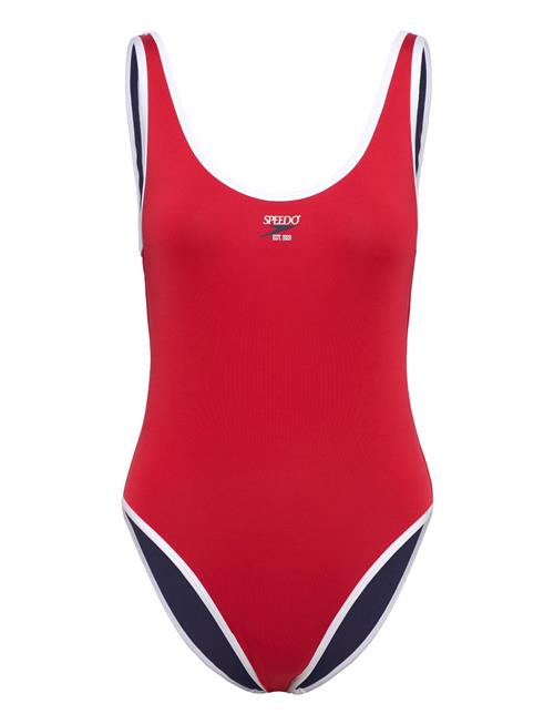 8-005050 Solid Bound Scoop 1 Pc Speedo Red