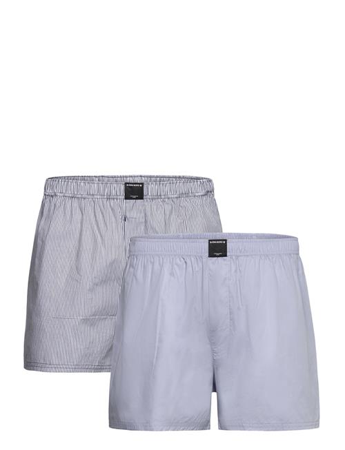 Cotton Stretch Woven Boxer Shorts 2P Björn Borg White