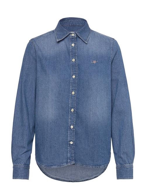 Reg Denim Shirt GANT Blue