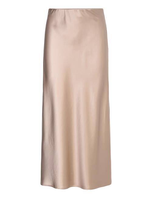 Aubree Satin Maxi Skirt Malina Cream