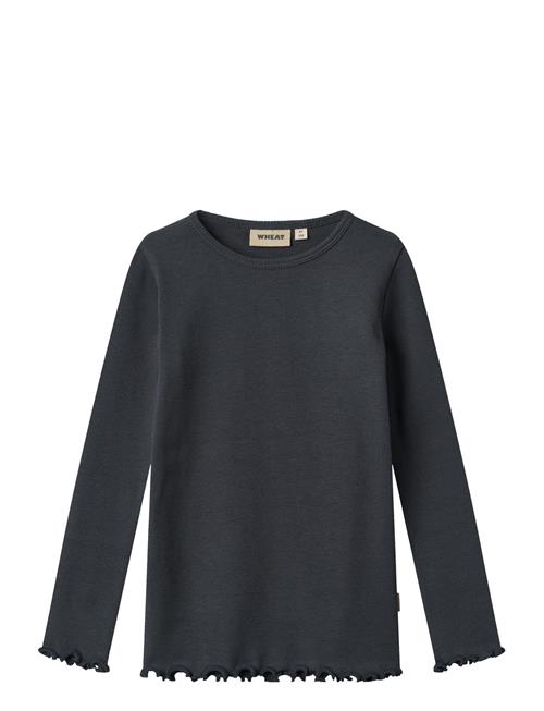 T-Shirt L/S Ida Wheat Navy