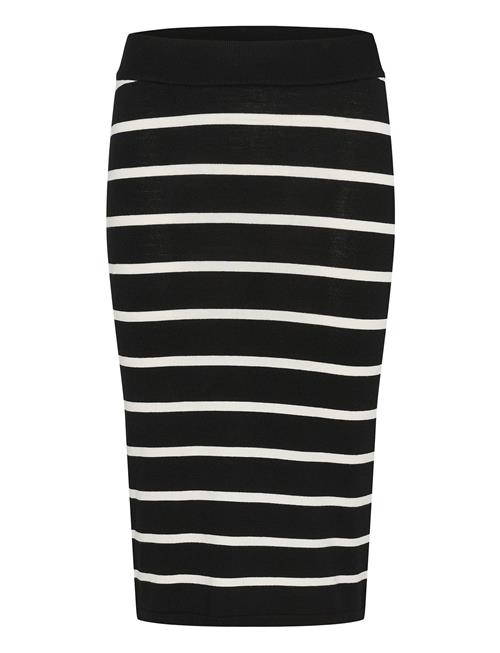 Se Kalizza Knit Skirt Kaffe Black ved Booztlet