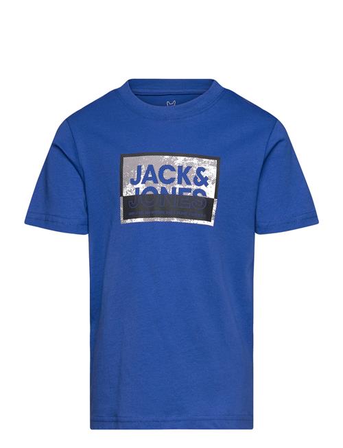 Jack & Jones Jcologan Tee Ss Crew Neck Sn Mni Jack & J S Blue
