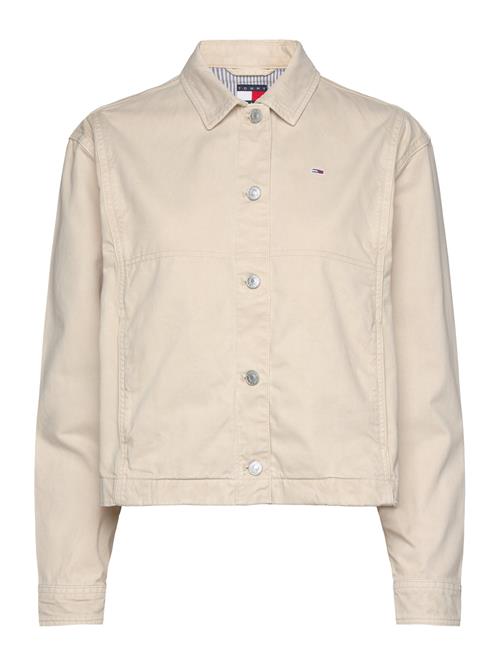 Tjw Essential Cotton Gmd Jacket Tommy Jeans Cream