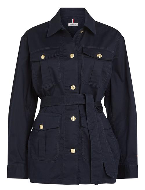 Gold Button Utility Jacket Tommy Hilfiger Navy