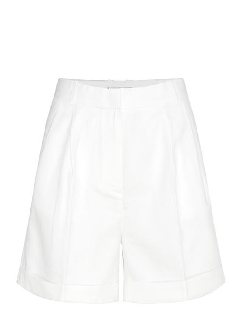 Linen Mix Pleated Short Tommy Hilfiger White