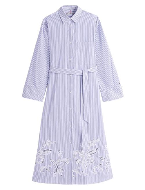 Broderie Anglaise Co Shirt Dress Tommy Hilfiger Blue