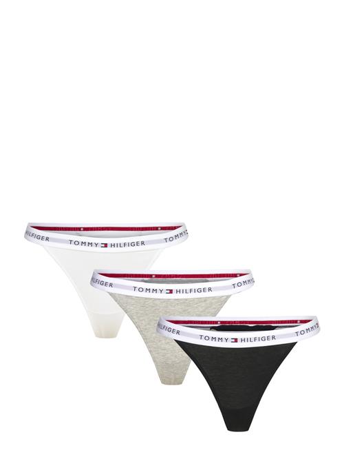 3 Pack Tanga Thong Tommy Hilfiger Grey