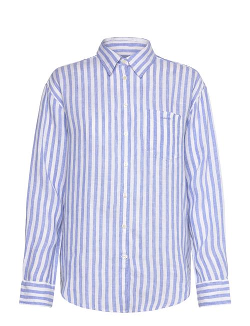 Rel Striped Linen Shirt GANT Blue