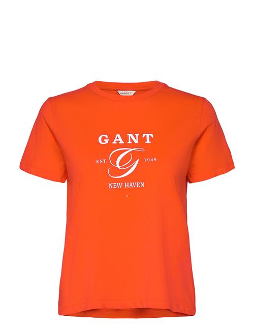 Reg Graphic Ss T-Shirt GANT Orange