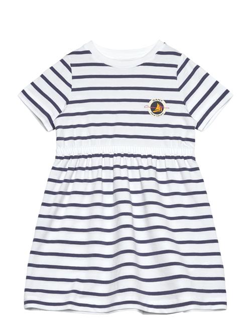 Striped T-Shirt Dress GANT White
